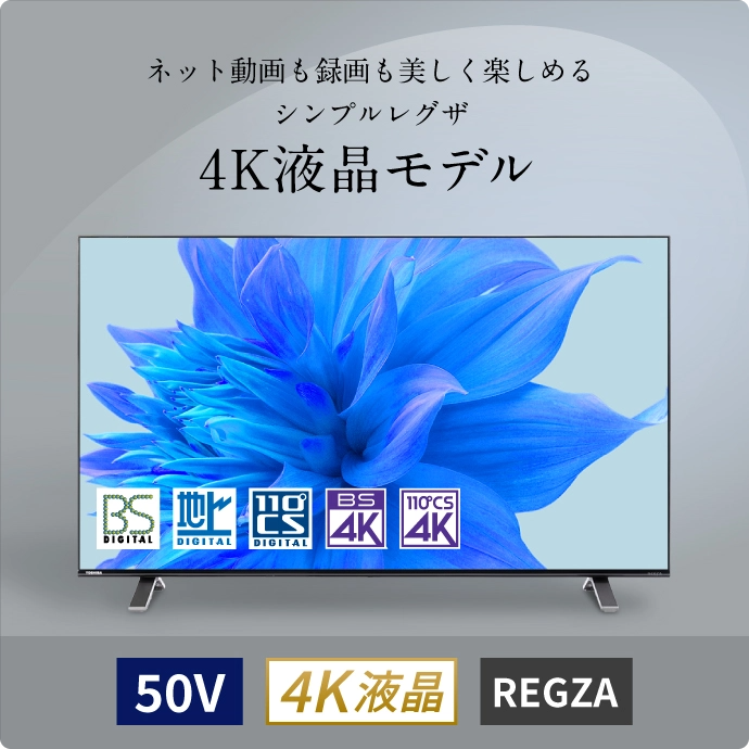 TOSHIBA REGZA 50C350X 4K液晶テレビ - 映像機器
